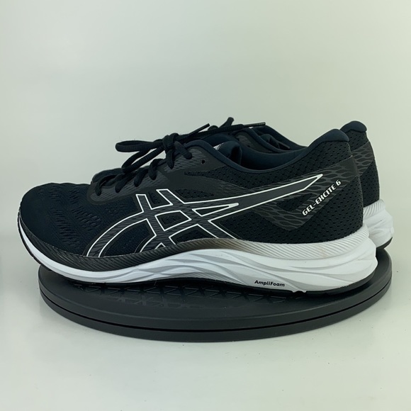 Asics Gel-Excite 6 Black/White Athletic Running Shoes 1012A150 Women's Size 11.5 - Picture 7 of 13